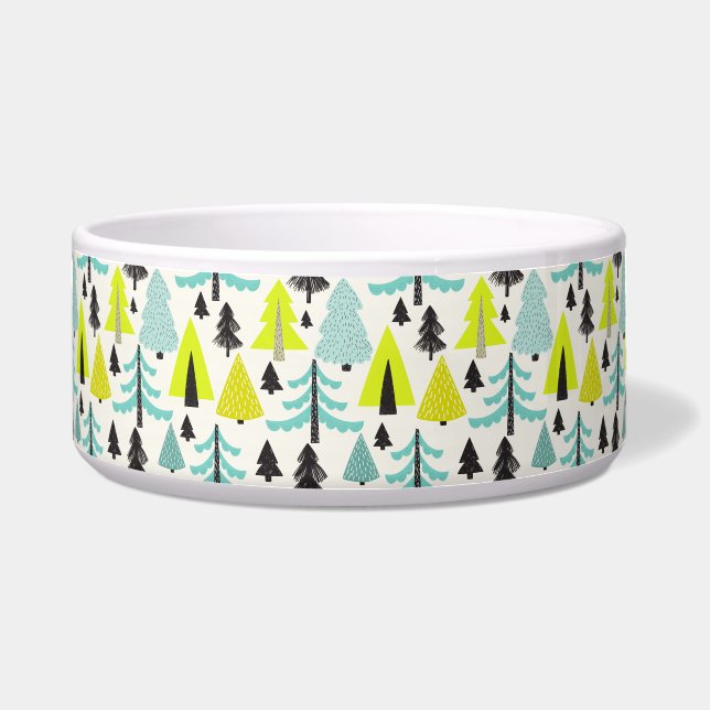 Comedero Bosque vibrante ⎢ Pet Bowl (Frente)