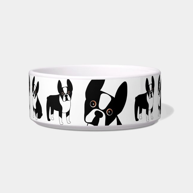 Comedero Boston Terriers (Frente)