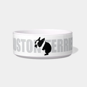 Comedero Bote de cerámica Boston Terrier