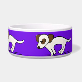 Comedero Bote de cerámica de cachorro en funcionamiento