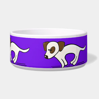 Comedero Bote de cerámica de cachorro en funcionamiento