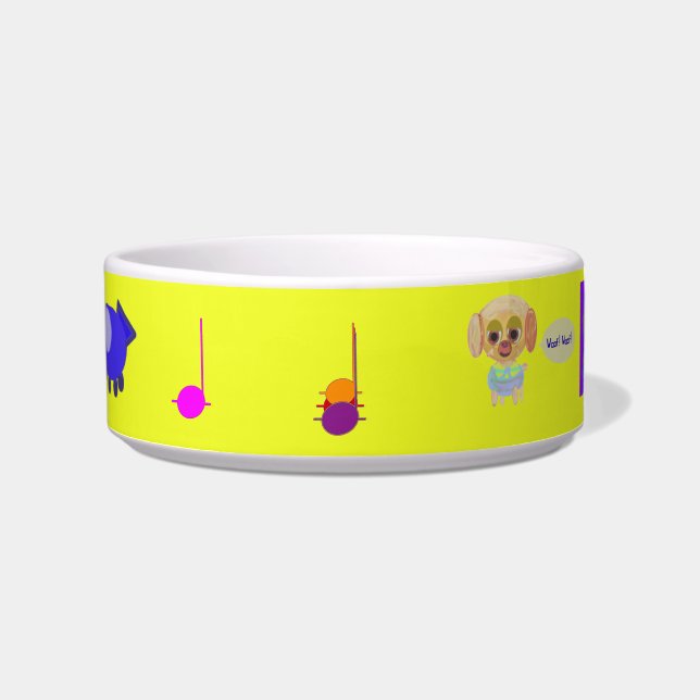 Comedero Bote de cerámica de cerámica de cadera espacial (Frente)