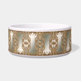 Comedero Bote de cerámica de oro ornate