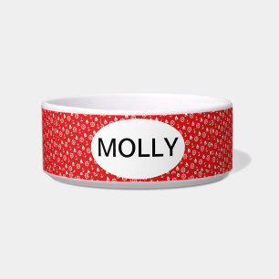 Comedero Bote de cerámica monogramada náutica