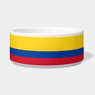 Comedero Bote de la bandera de Colombia