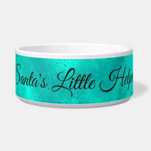 Comedero Botella del personalizado Santa Helper Green Pet B