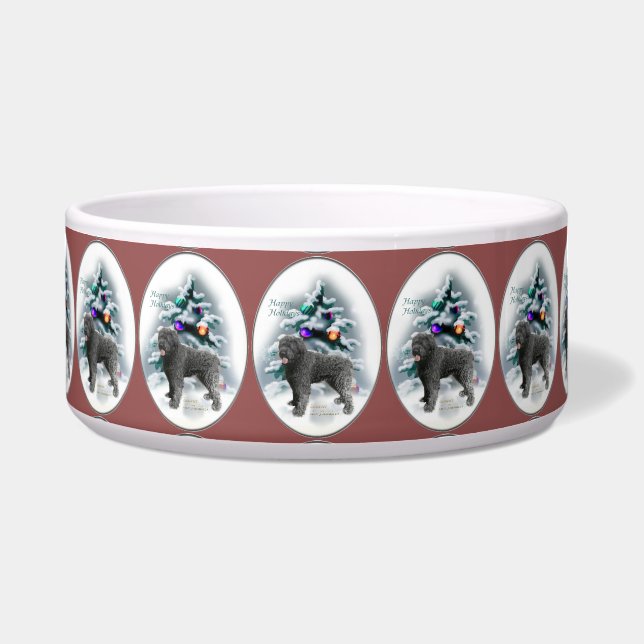 Comedero Bouvier des Flandres Navidad  (Frente)