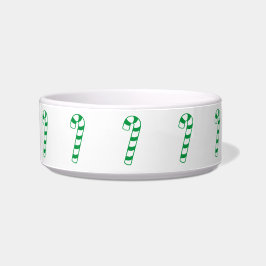 Comedero Bowl - Candy Canes en verde