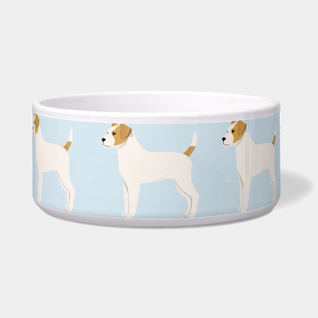 Comedero Bowl con Parson Russell Terrier (Frente)