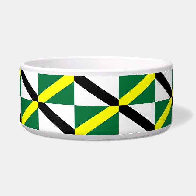 Comedero Bowl de la bandera de Monterrey (Frente)