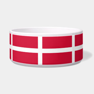 Comedero Bowl de mascotas con bandera danesa
