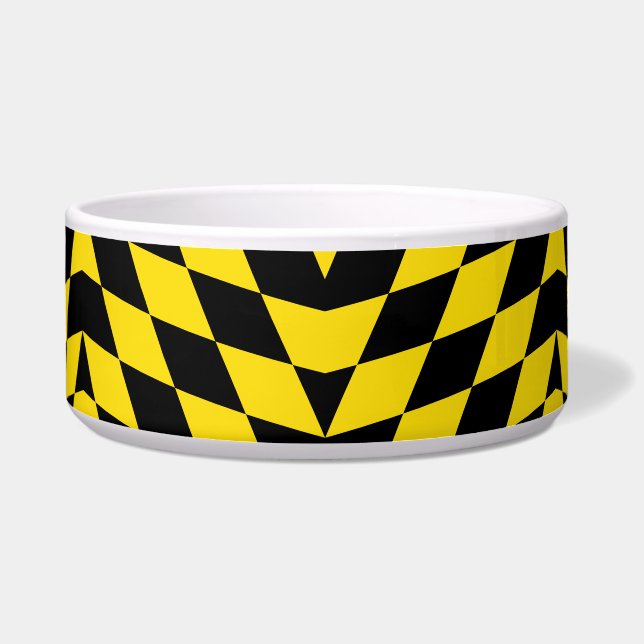 Comedero Bowl de mascotas con bandera de Munich (Frente)