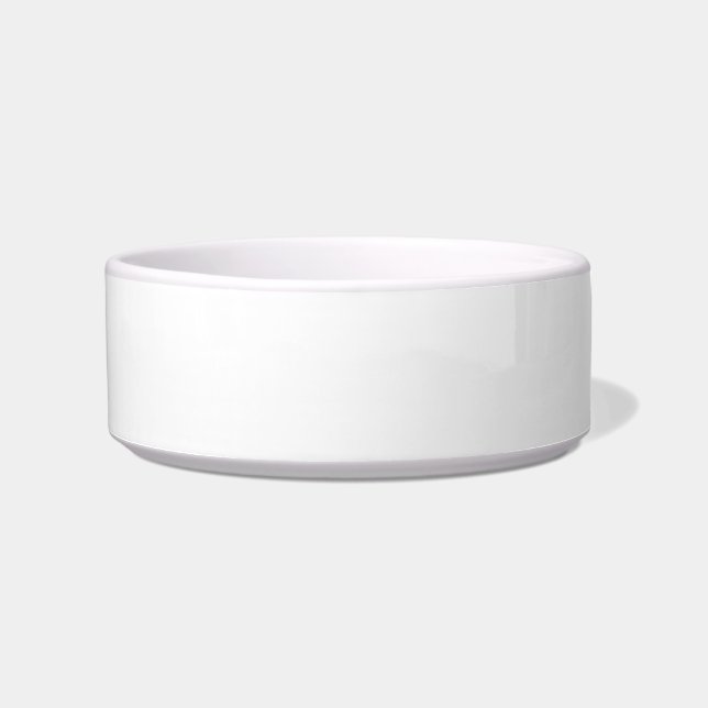 Comedero Bowl de mascotas con fondo blanco (Frente)