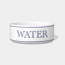Comedero Bowl de mascotas de agua-blanco