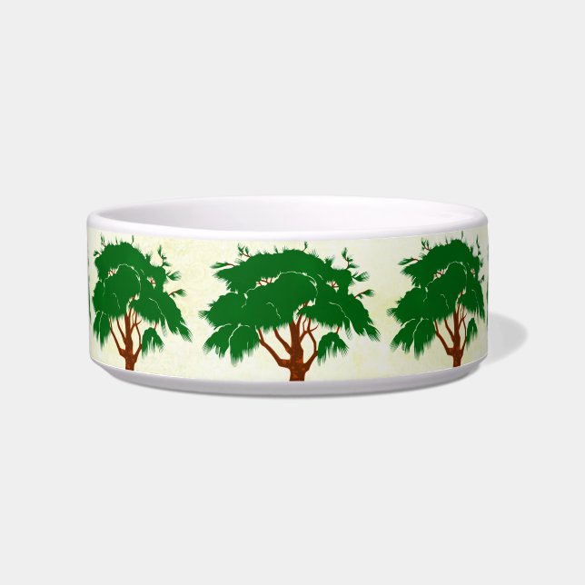 Comedero Bowl de mascotas de árbol (Frente)