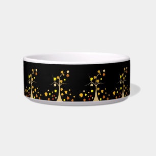Comedero Bowl de mascotas de árbol de amor