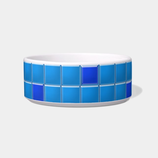 Comedero Bowl - Mosaico de la Plaza Azul (Izquierda)