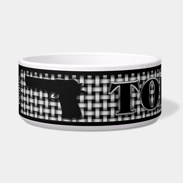 COMEDERO BOWL/PLATO DE PERRO SUPERIOR - ARMAS (Izquierda)