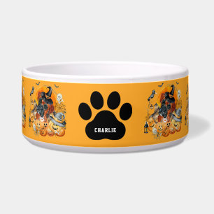 Comedero Boxer de la caja de la temporada espeluznante Hall