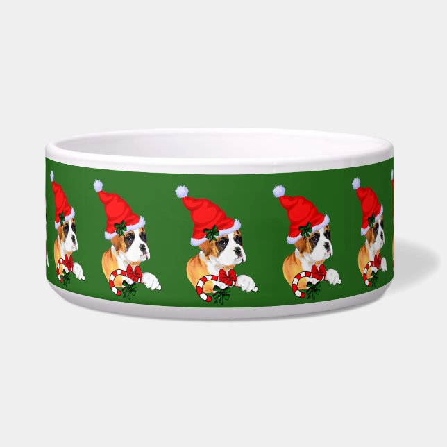 Comedero Boxer Dog Navidades Bowl (Frente)