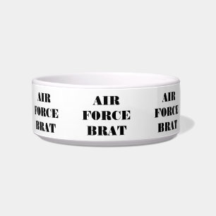 Comedero Brat de la Fuerza Aérea Pet Bowl