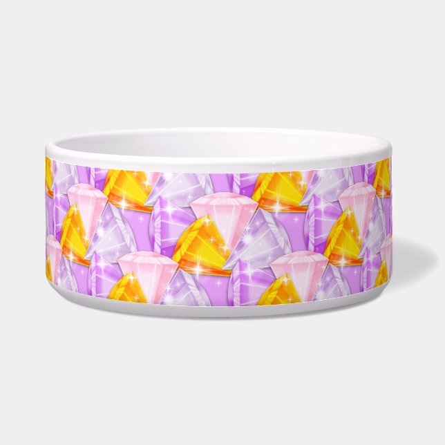 Comedero Brillante-Brillante-Diamantes-Diagonal- (Frente)