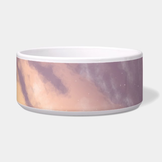 Comedero Brillante mañana Pastel Sunrise Sky con nubes (Derecha)