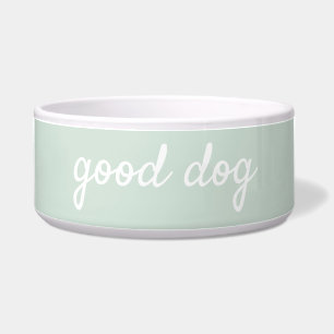 Comedero Buenos perros luz de sabio Green Dog Food Bowl