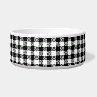 Comedero Buffalo Gingham Black And White Check Therma