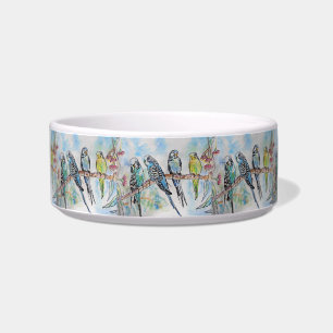 Comedero Bugie budgerigars pájaros bonito Bird Bebe Bowl