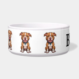 Comedero Bulldog Adorable Personalizado