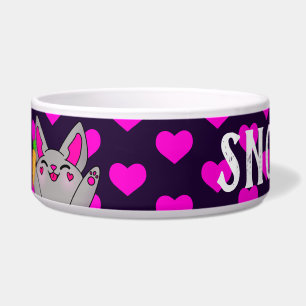Comedero Bunny Cute Sonría Zanahoria Diversión Amor Feliz C