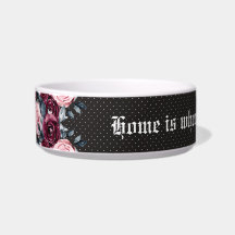 Buquet gótico romántico mediano con bolera