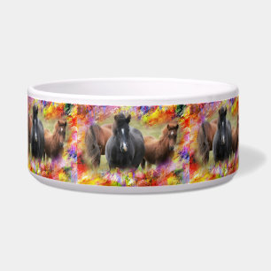 Comedero Caballos coloridos