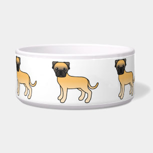 Comedero Cachorros Bullmastiff cervatos de dibujos animados