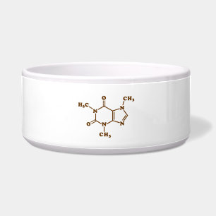 Comedero Cafeína Café Fórmula Química Molecular