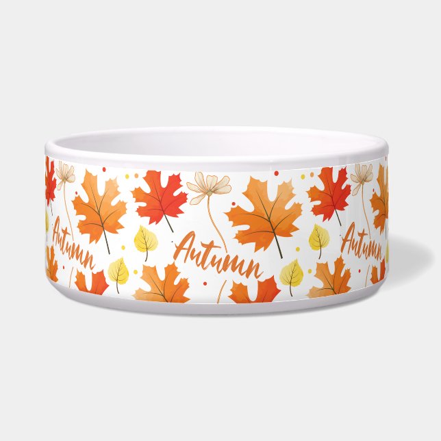 Comedero Caída del otoño de hojas de follaje (Frente)