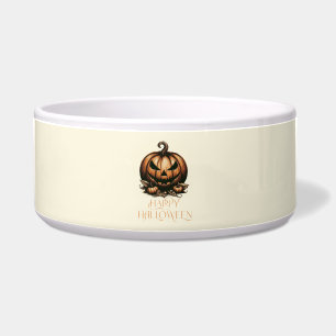 Comedero Calabaza de Halloween feliz