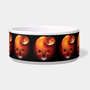 Comedero Calavera de Halloween y calabaza