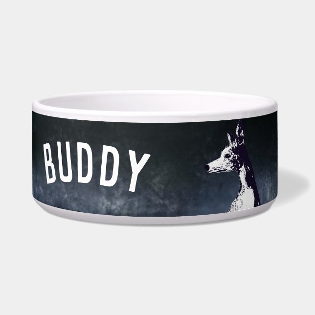 Comedero Cama para perros amigos Whippet (Frente)