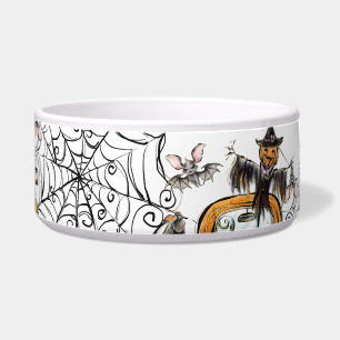 Comedero Camión de parche de calabaza de otoño con pájaro e