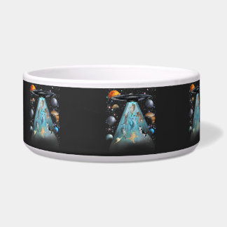Comedero Camiseta de gato nadando en la galaxia | Gatos ast
