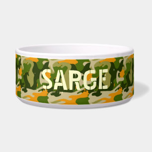 Comedero Camuflaje con nombre personalizado