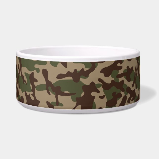 Comedero Camuflaje de madera profunda (Frente)