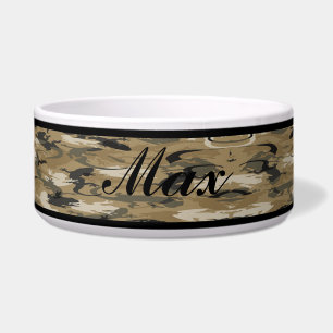 Comedero Camuflaje de reptiles marrones personalizado