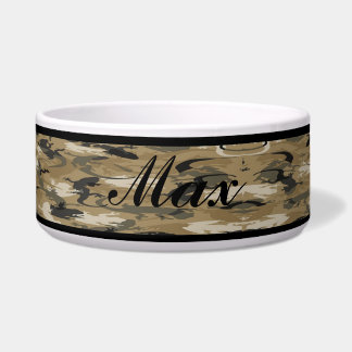 Comedero Camuflaje de reptiles marrones personalizado
