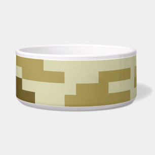 Comedero Camuflaje digital del desierto Pixel de 8 bits / C