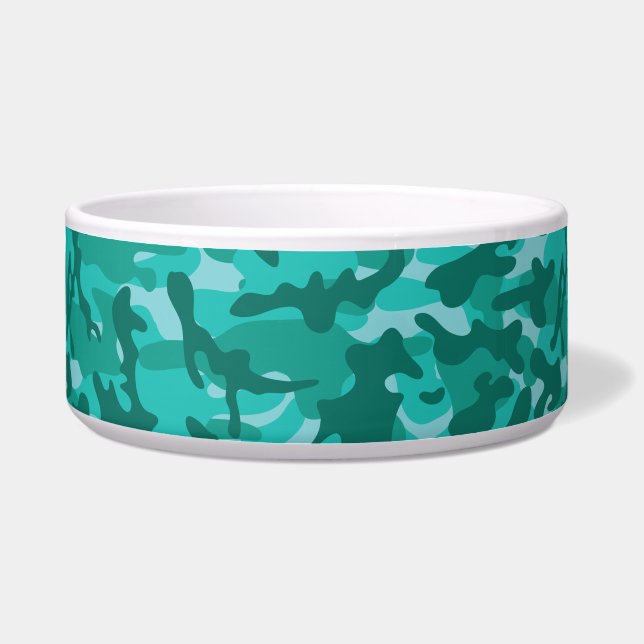 Comedero Camuflaje Persa Azul (Frente)