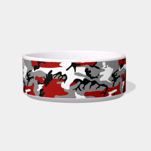 Comedero Camuflaje rojo y gris, ejército