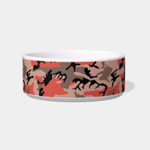 Comedero Camuflaje rojo y marrón, militar, ejército